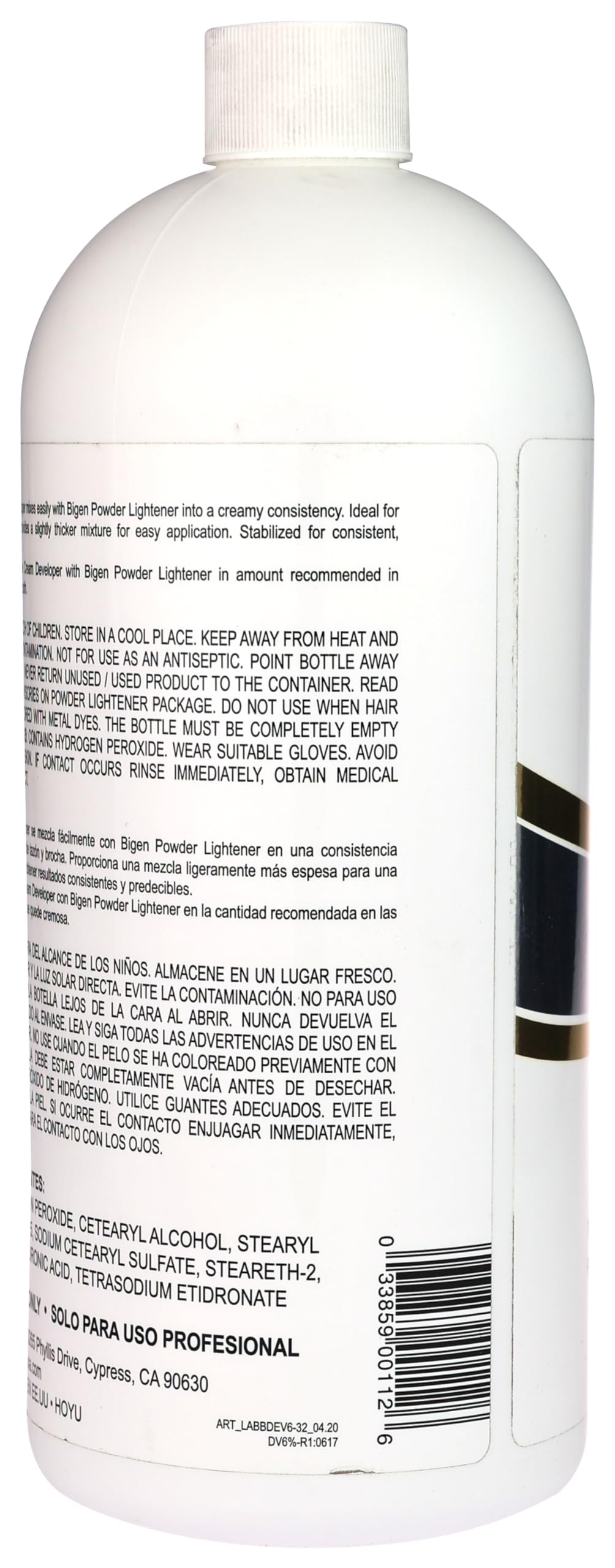 Bigen Cream Developer - 20 Volume - 32 fl oz (Pack of 1) Beauty & Personal Care Bigen