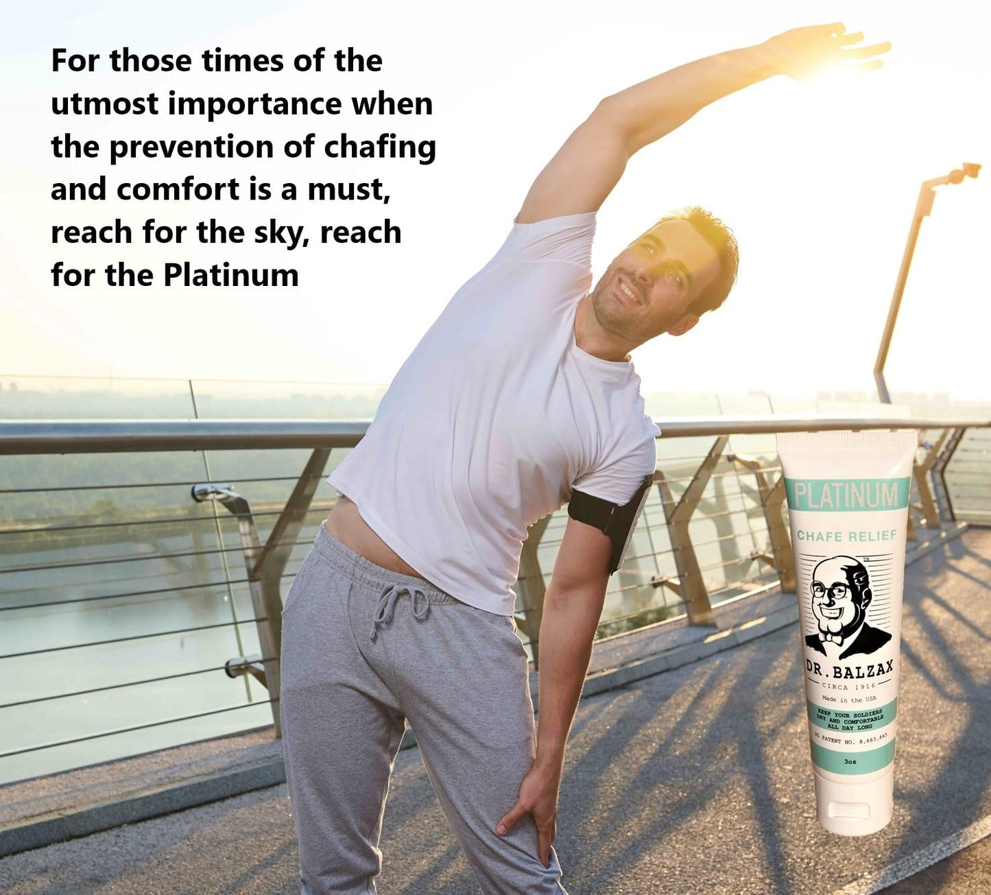 Dr. Balzax Platinum Prevents Skin Chafing & Irritation. Trusted Protection. An Anti-Chafe Cream for Long Lasting Chafing Protection. Non Sticky. Quick Beauty & Personal Care Quantuminds