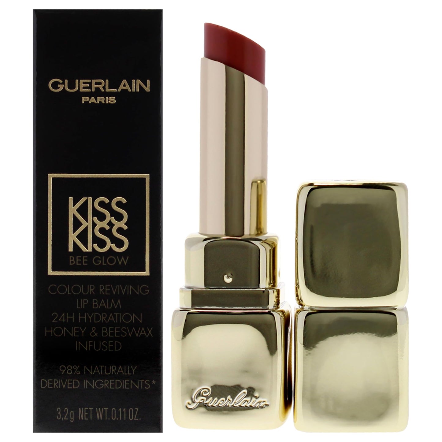 Kiss Kiss Bee Glow Lip Blam - 129 Blossom Glow by Guerlain for Women - 0.11 oz Lip Balm Beauty and Personal Care Guerlain