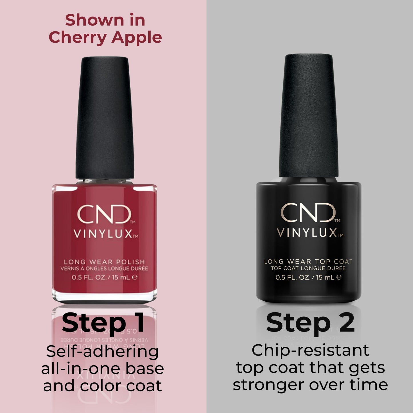 CND Vinylux Longwear Red Nail Polish, Gel-like Shine & Chip Resistant Color, Books & Beaujolais, 0.5 fl. oz Beauty & Personal Care CND