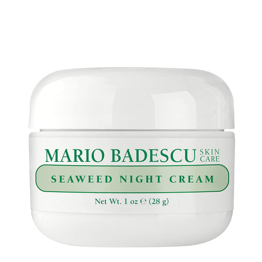 Mario Badescu Seaweed Night Cream for Women Anti Aging Oil-Free Moisturizer with Collagen & Sodium Hyaluronate, Ideal for Combination, Oily or Beauty & Personal Care Mario Badescu