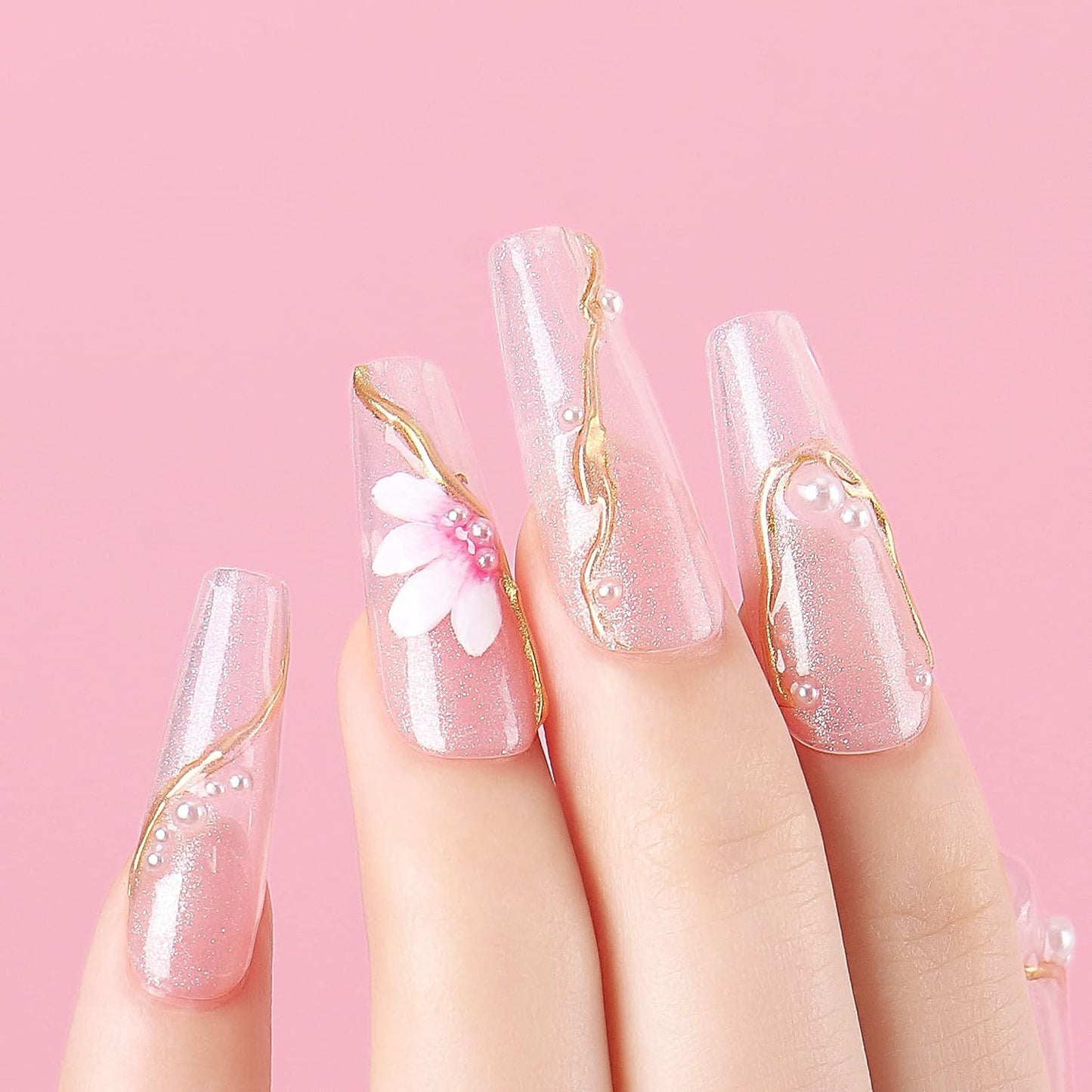 AIMEILI Soak Off U V LED Gel Nail Polish, Hema Free, Cruelty Free, Vegan Nail Art - Sparkle Grapefruit (018) 10ml Beauty & Personal Care AIMEILI