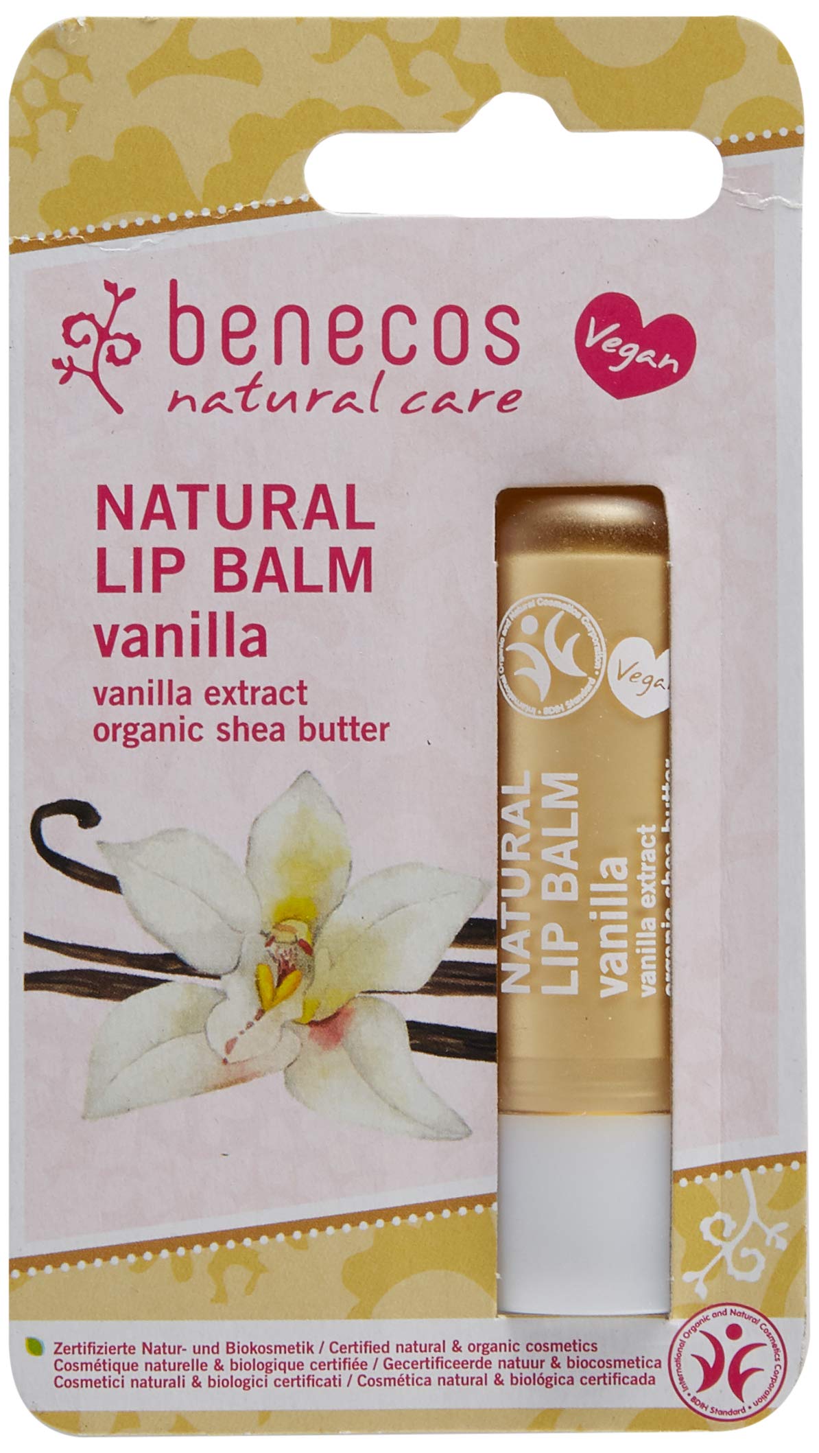 Benecos Natural Lip Balm Vanilla 0.16oz Beauty and Personal Care benecos