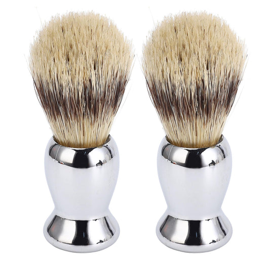 2Pcs Shaving Brush for Men, Long Soft Dense Brush Hair with Handle for Foaming Cream and Beard Shaving Beauty and Personal Care Miriam Song