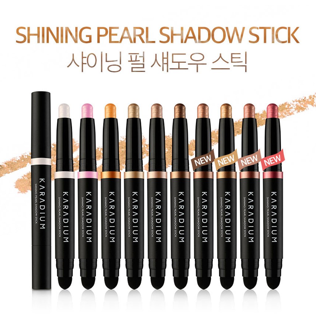 KARADIUM Shining Pearl Smudging Eye Shadow Stick, 1.4 g, #9 Rose Gold Beauty & Personal Care KARADIUM