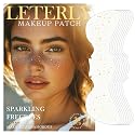 Leterly 24 Pcs Glitter Freckles Face Tattoo,Gold Face Glitter Makeup Patches Cute Sparkle Freckles Patches Waterproof Makeup Speckles for Face Beauty & Personal Care Leterly