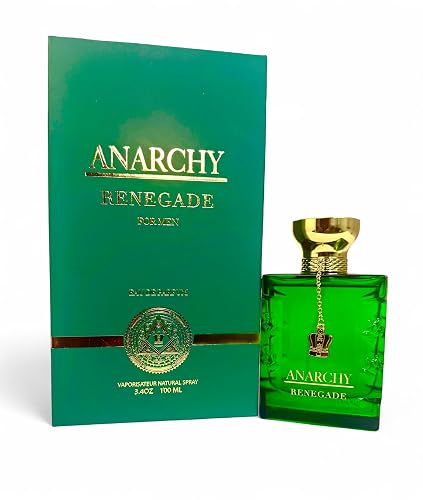 king of kings Anarchy Renegade, Unisex Eau de Parfum, 3.4 Fl Oz, Passion Fruit, Mango, citrus,Amber and Vanilla Scent Beauty & Personal Care king of kings