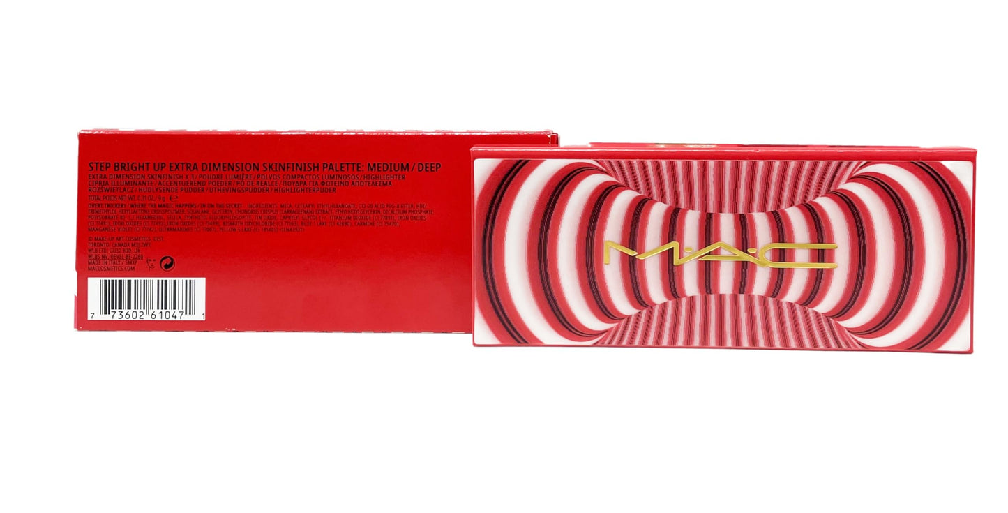M.A.C Hypnotizing Holiday Step Bright Up Extra Dimension Skinfinish Palette: Medium/Deep (.31 Oz/9g) Beauty & Personal Care MAC