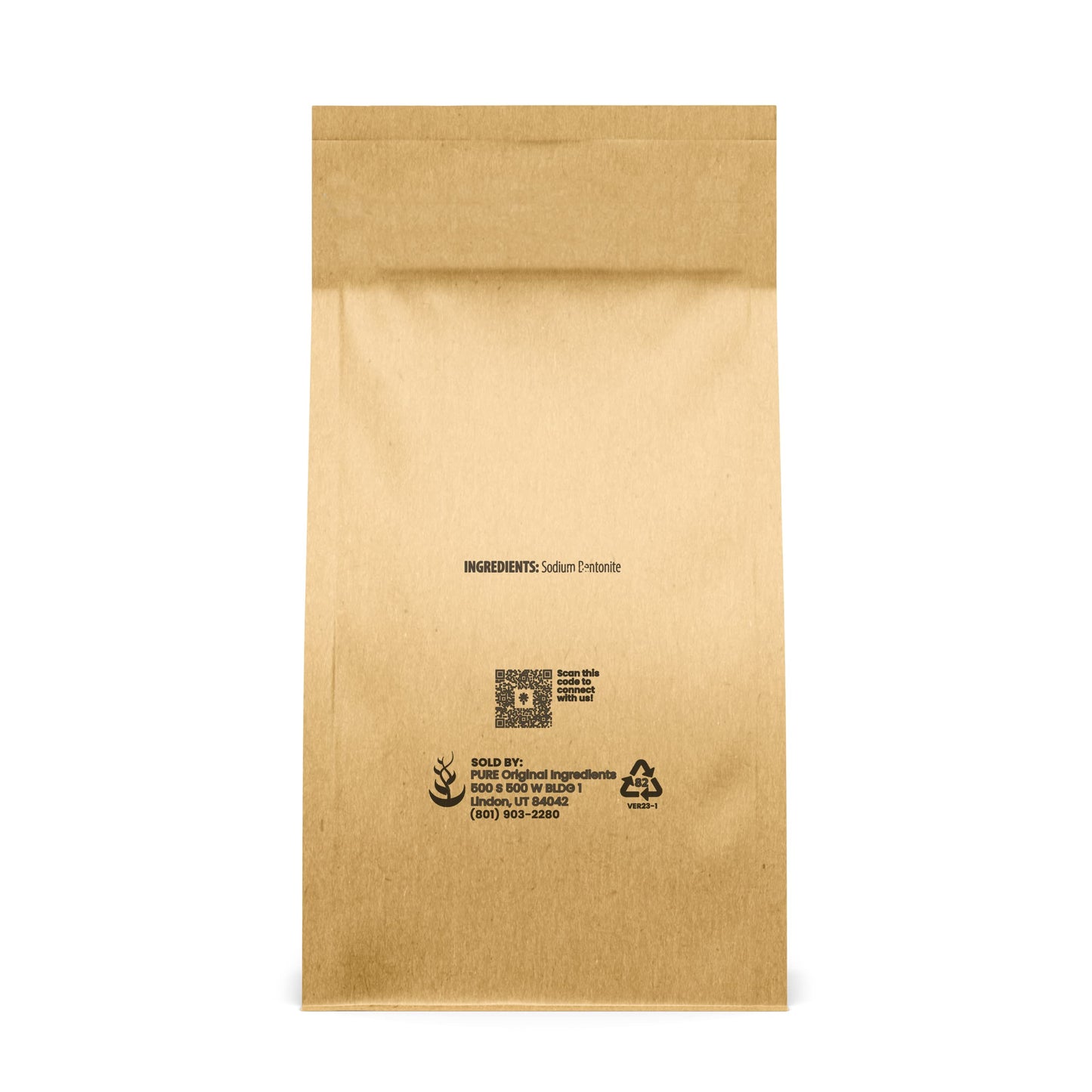 PURE ORIGINAL INGREDIENTS Bentonite Clay (2 lb) Fine Powder, Pure Sodium Bentonite, For Face Masks & More Beauty & Personal Care PURE ORIGINAL INGREDIENTS