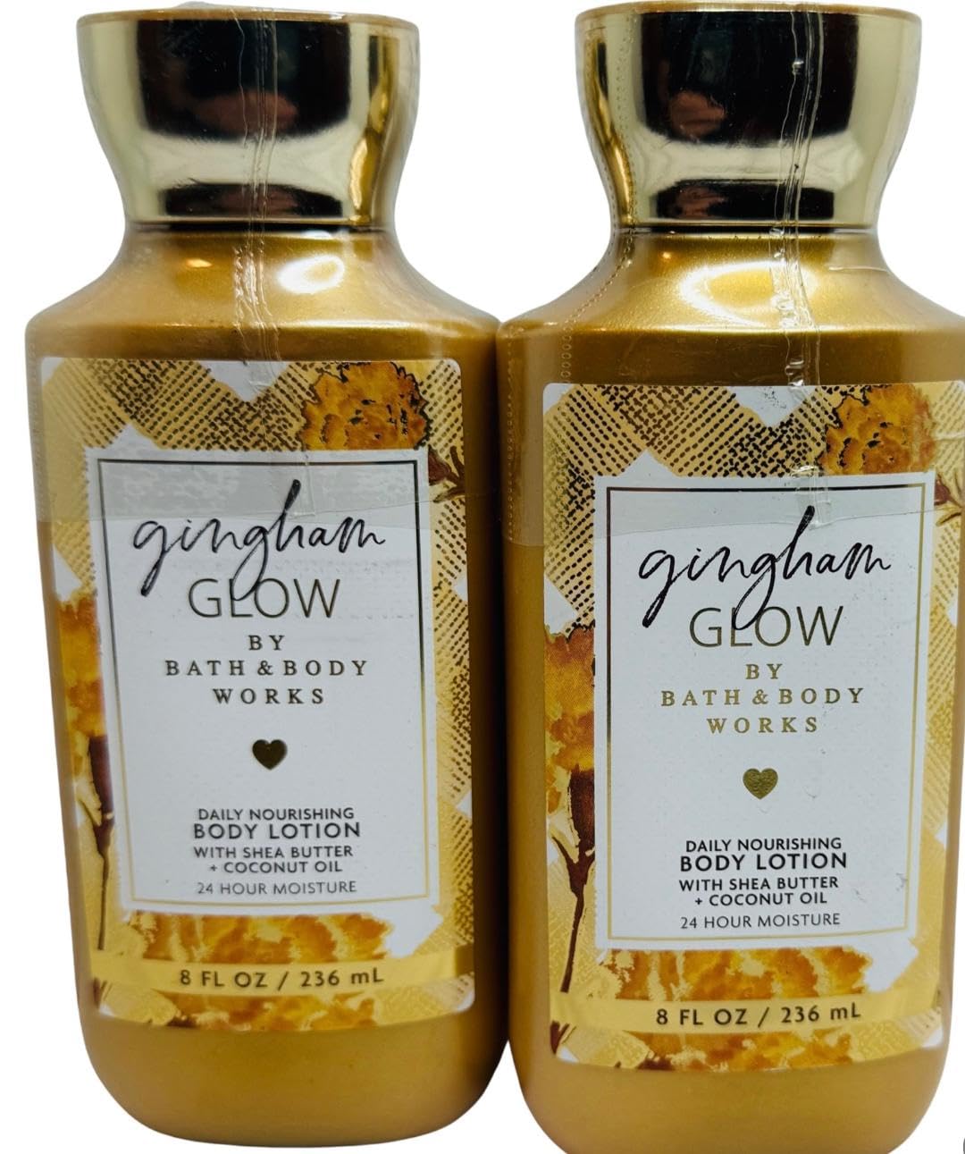 Bath & Body Works Gingham Glow Body Lotion 8 Ounces Each Pack of 2 Beauty & Personal Care Bath & Body Works