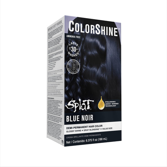 Splat ColorShine Demi-Permanent Hair Color, Blue Noir Beauty & Personal Care Splat