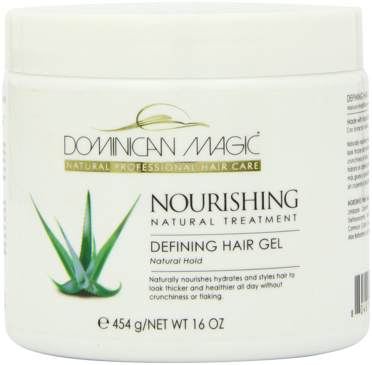 Dominican Magic Hair Styling Gel - Strong Hold & Frizz Control - Aloe Vera - Enriched with Natural Extracts for Shine & Moisture - All Hair Types - No Beauty & Personal Care DOMINICAN MAGIC