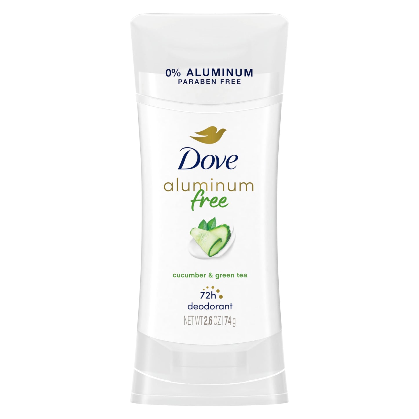 Dove Aluminum Free Deodorant for Women Cucumber and Green Tea 72 hour odor protection 2.6 oz Beauty and Personal Care Dove