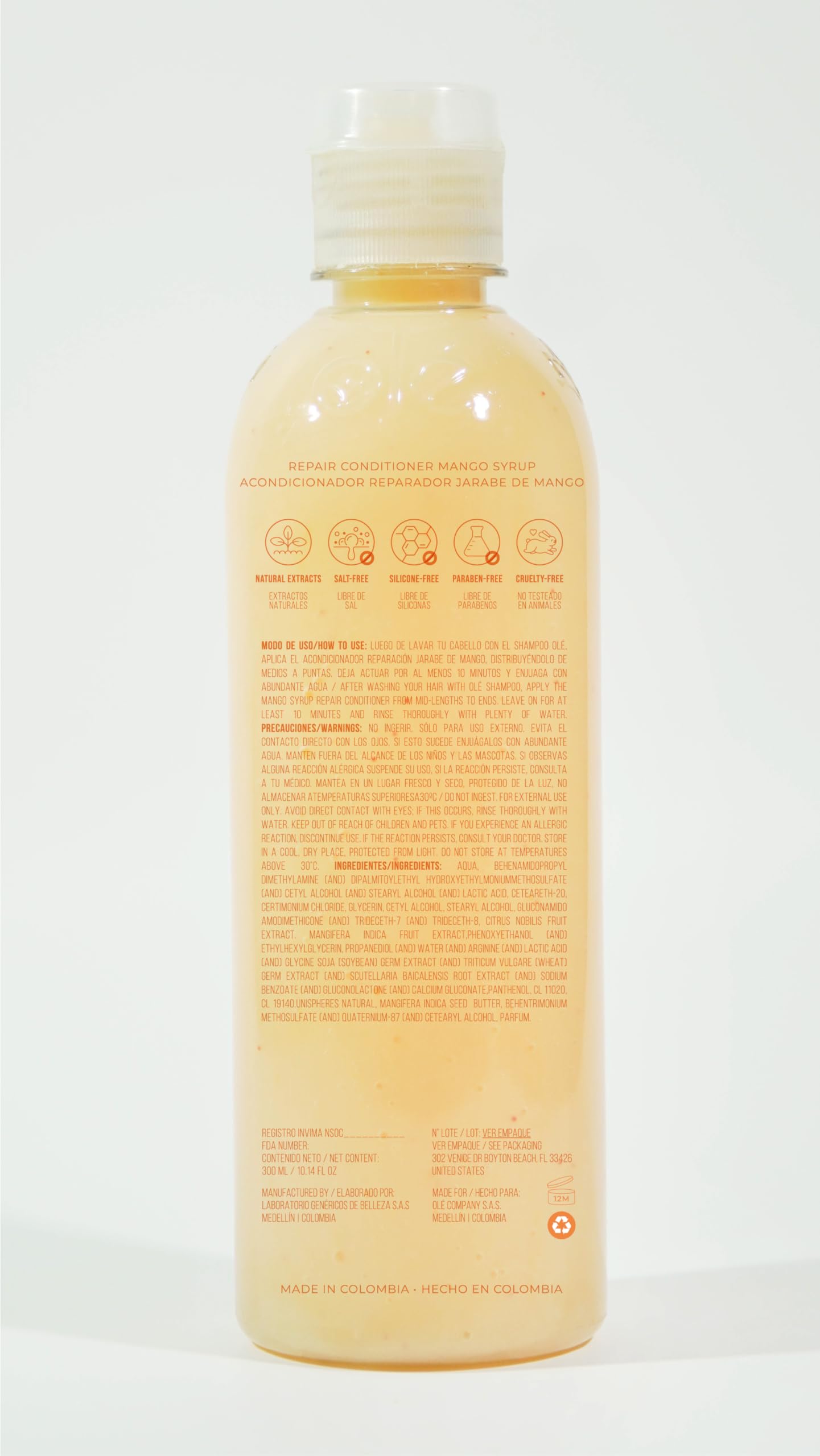 OLÉ Oil Control Hair Pack 4 Pieces - Rice Protein Pre-Shampoo + Onion, Ginger & Celery Shampoo + Mango & Tangerine Conditioner + Detangling thermo Beauty & Personal Care OLÉ