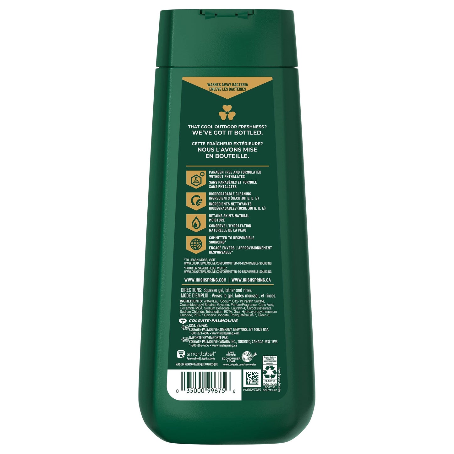 Irish Spring 5-in-1 Body Wash for Men, 20 Oz Beauty & Personal Care Irish Spring