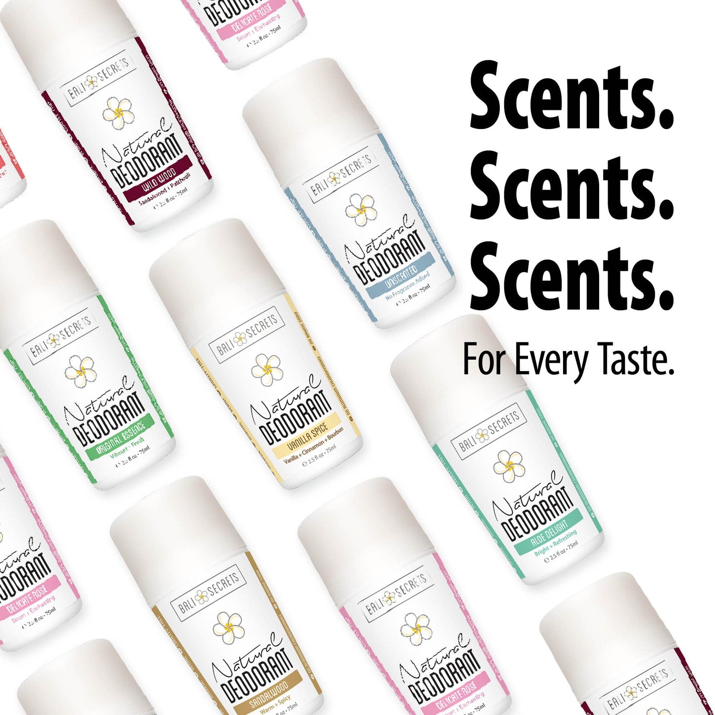 Bali Secrets The New Formula Natural Deodorant for Women & Men. Nonsense Free. Clean Formula for Sensitive Skin. Strong & Reliable Odor Protection. No Beauty and Personal Care Bali Secrets