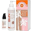 Sun Laboratories By Giesee Self Tanning Kit with 8 oz Tan Overnight Self Tanning Lotion and 2 oz Sunless Tanning Face Cream - Odorless, Non-Toxic Self Beauty & Personal Care Sun Laboratories by Giesee