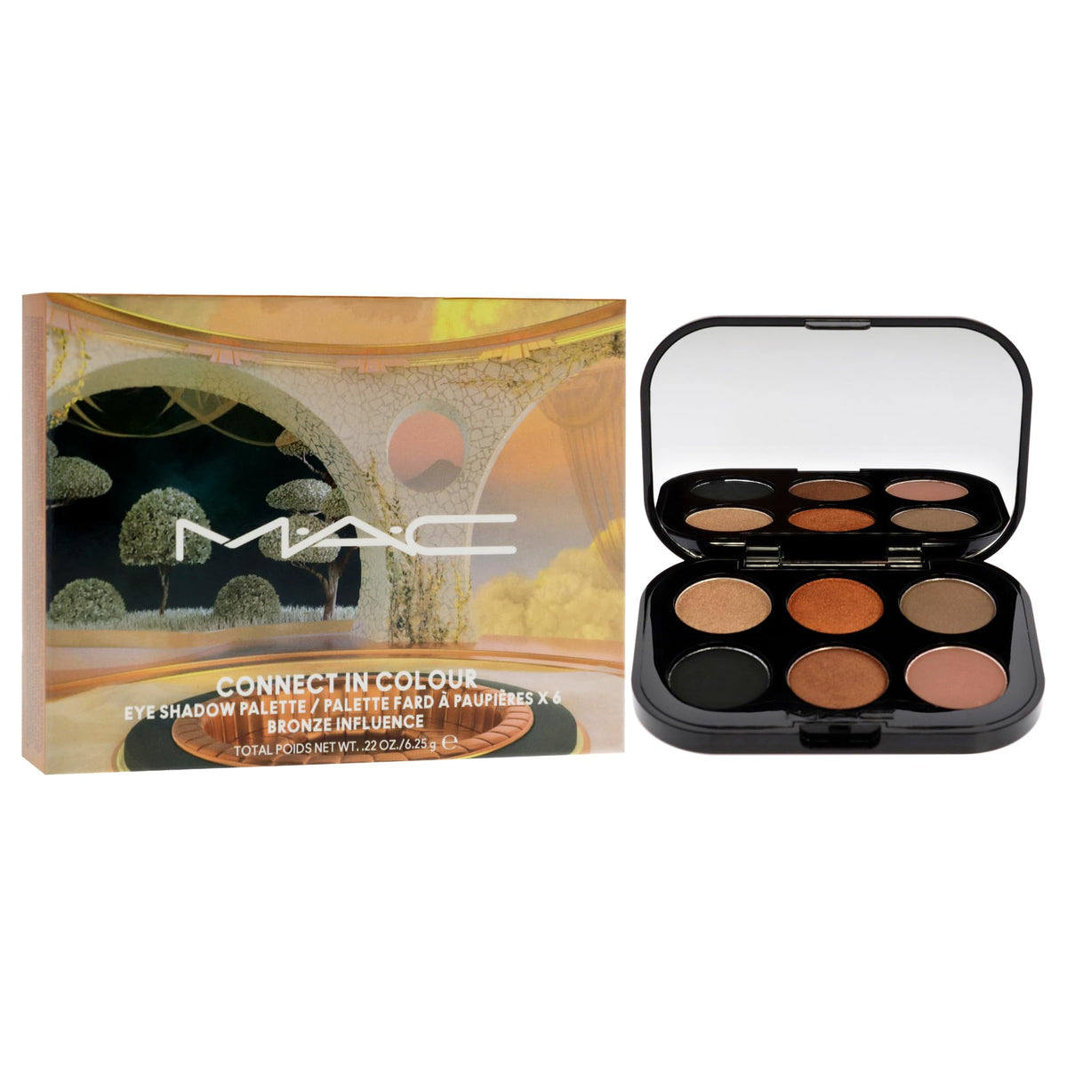 Connect In Colour Eye Shadow Palette - Bronze Influence by MAC for Women - 0.22 oz Eye Shadow Beauty & Personal Care MAC