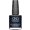 CND Vinylux Longwear Blue Nail Polish, Gel-like Shine & Chip Resistant Color, Midnight Swim, 0.5 fl. oz Beauty & Personal Care CND