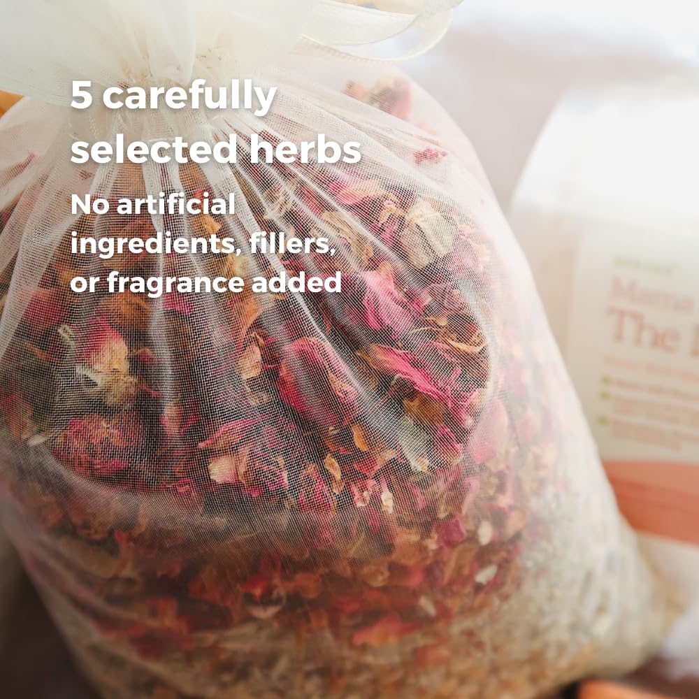 SPRIGS The Lotus Bath, 5.2 Oz - Herbal Water Birth Blend - Bathtub Additive with Soothing Natural Ingredients - Organic Rose, Chamomile, Lemongrass Beauty and Personal Care SPRIGS