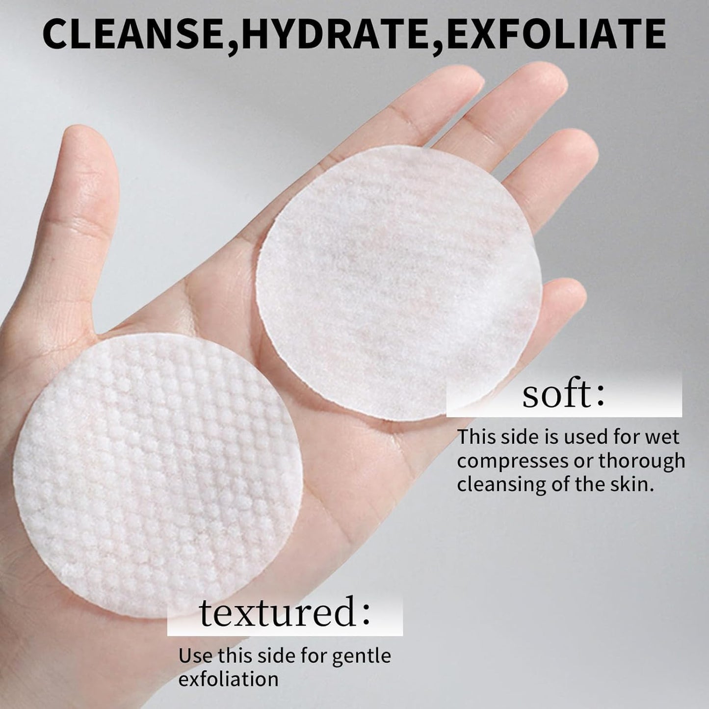 Jungshea Resurfacing Pad Glycolic Acid Pads for Face: Facial Exfoliating Cleansing Peel with Salicylic Acid & Vitamins B5 C E - Korean Skin Care Face Beauty & Personal Care Jungshea