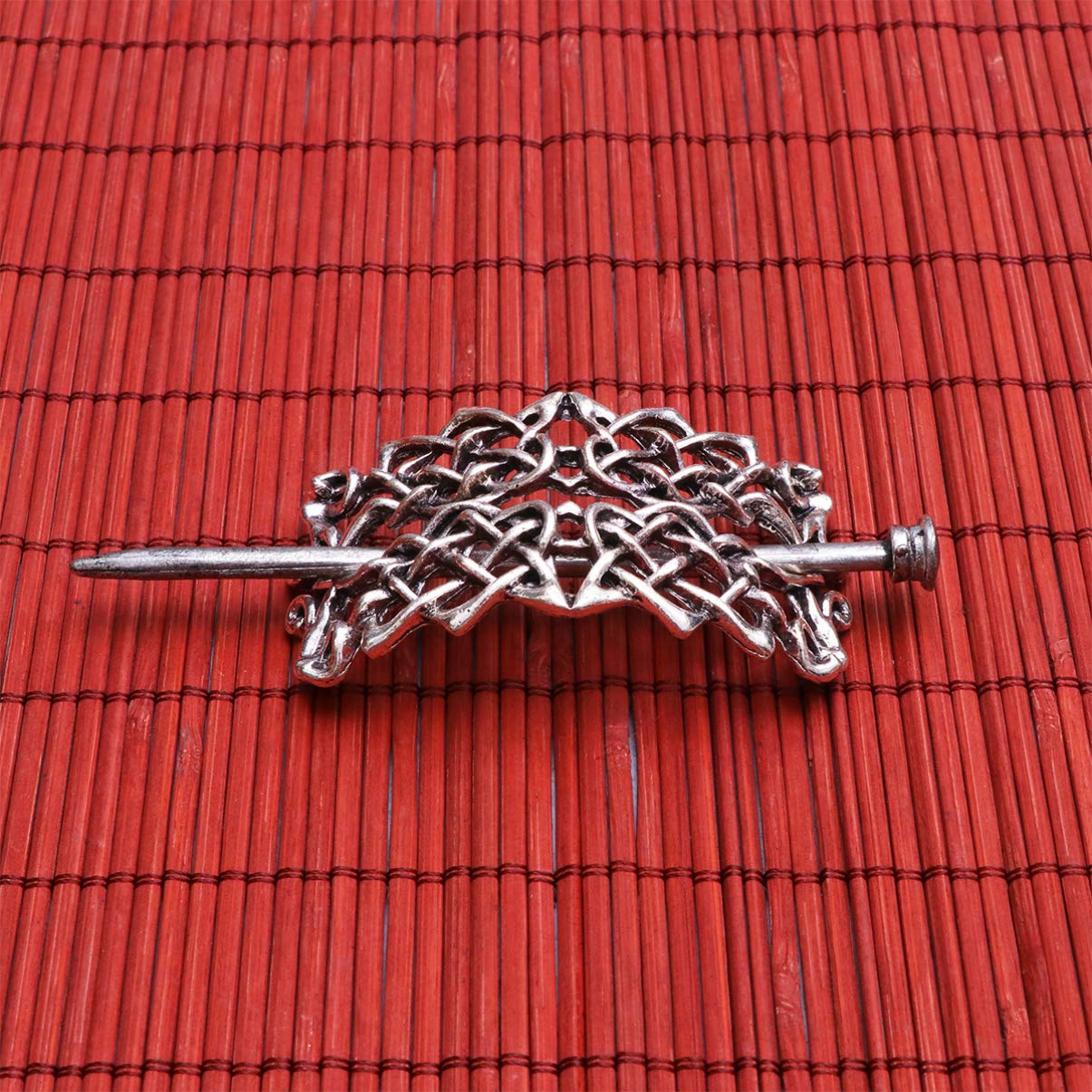 Viking Knot Hair Clips Alloy Retro Hair Slide Barrettes Hair for Long Hair Beauty & Personal Care Lurrose