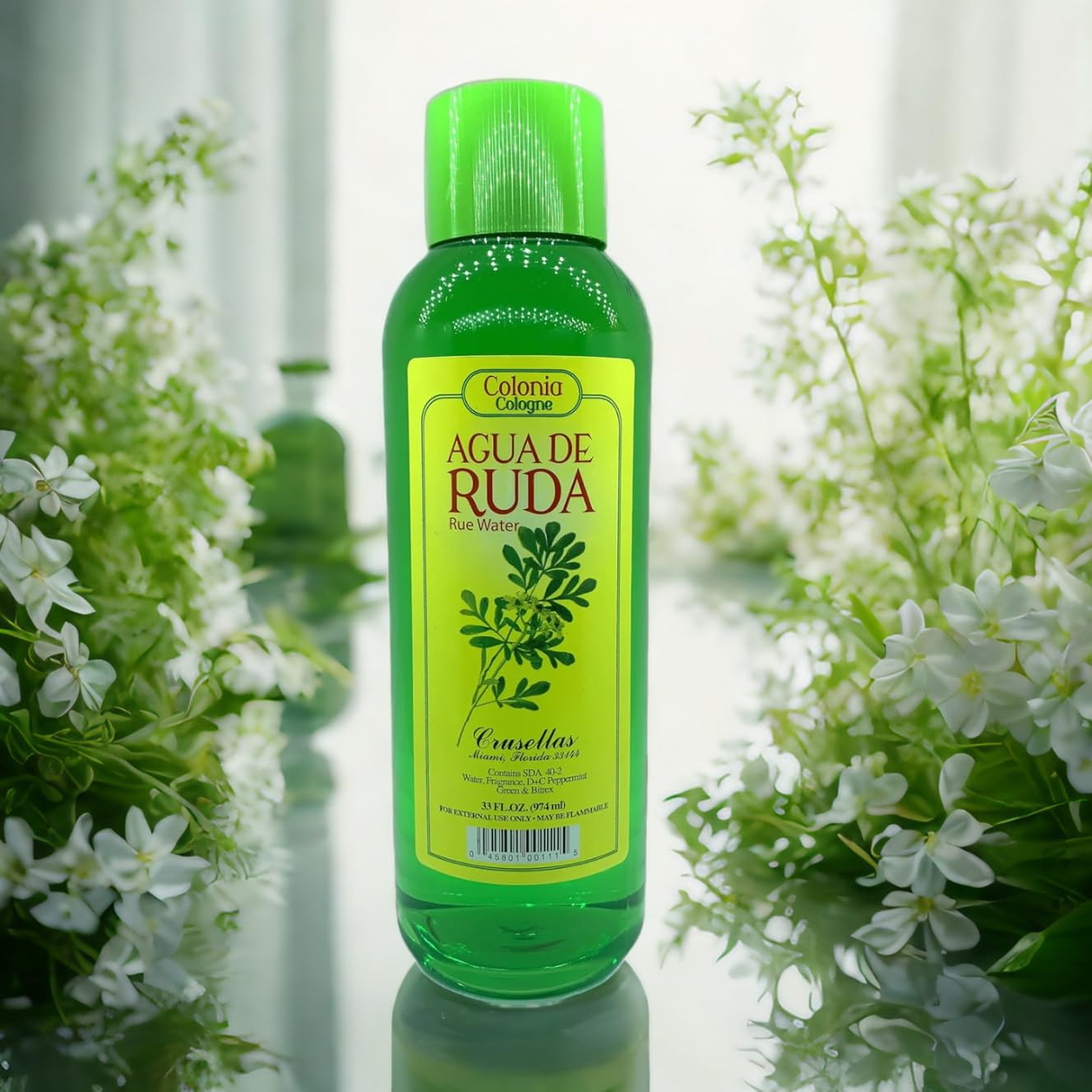 Crusellas Rue Water (Agua de Ruda) Splash Cologne (33 Fl. Oz.) Beauty & Personal Care Crusellas
