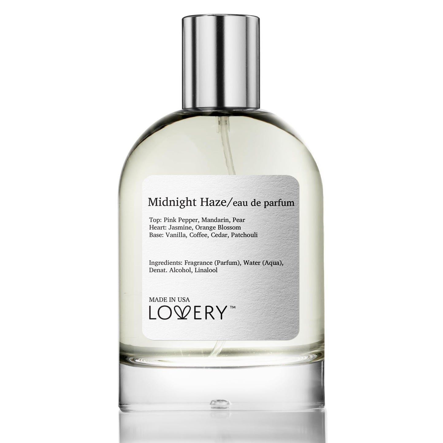 Eau de Parfum Midnight Haze, Inspired by Y. S' L Black O.pium Perfume for Women, Clean Long Lasting Vegan Womens Perfumes - Vanilla, Jasmine, Orange Beauty & Personal Care LOVERY