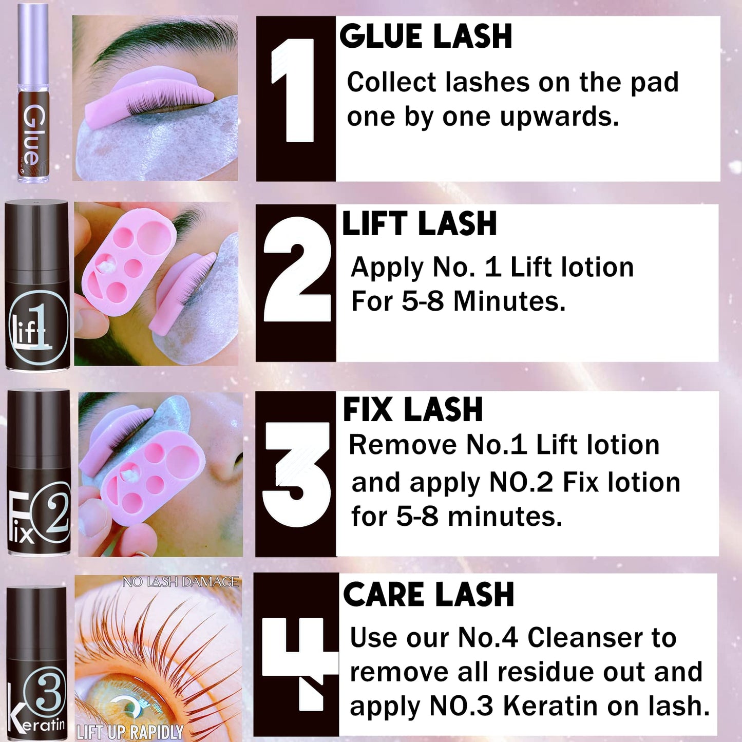 Lash Lift Kit, Strong Eyelash Lifting 3 Minutes Brow Lamination At Home, DIY Eyelash Perm Easily 10 ml Airless Pump More than 15 Applications Make Beauty & Personal Care Libeauty