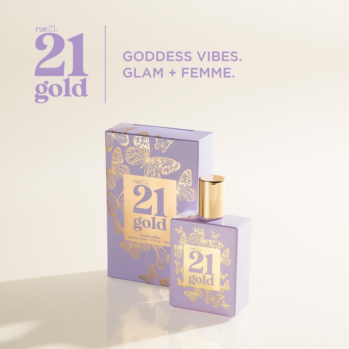 Rue 21 Gold Women's Perfume Spray - 1.7 fl oz (50 ml) Beauty & Personal Care Rue 21