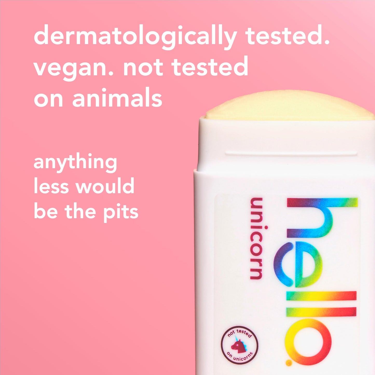 hello Unicorn Aluminum Free Deodorant for Women and Men with Shea Butter, 24-Hour Freshness, Baking Soda Free Deodorant, Dermatologically Tested, 2.6 Beauty and Personal Care hello