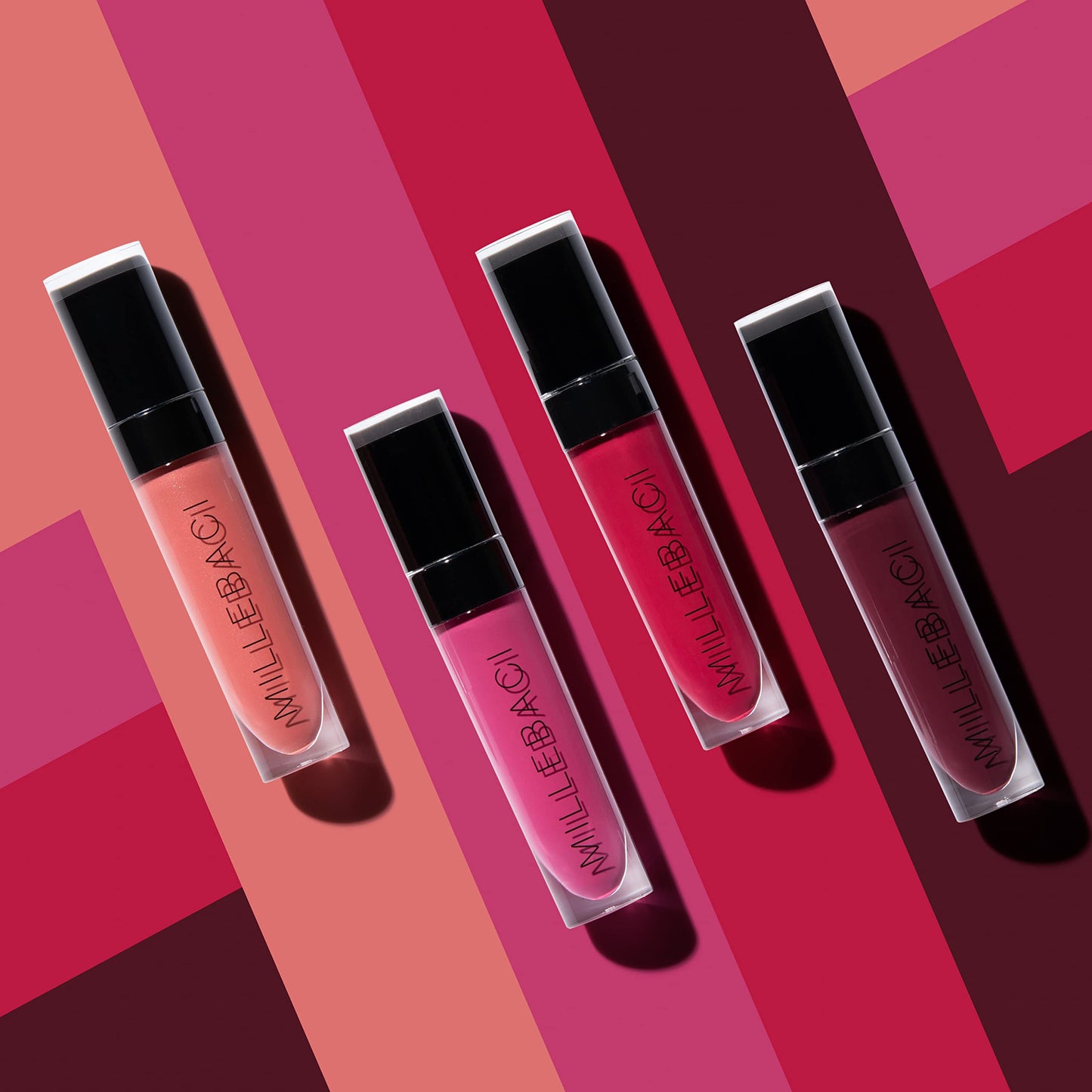Nouba Millebaci Long Lasting Liquid Lipstick Dark Red, Lustrous Moisturizing Creamy Formula with Vitamin E Intense Color Pigment High Impact Makeup Beauty & Personal Care Nouba