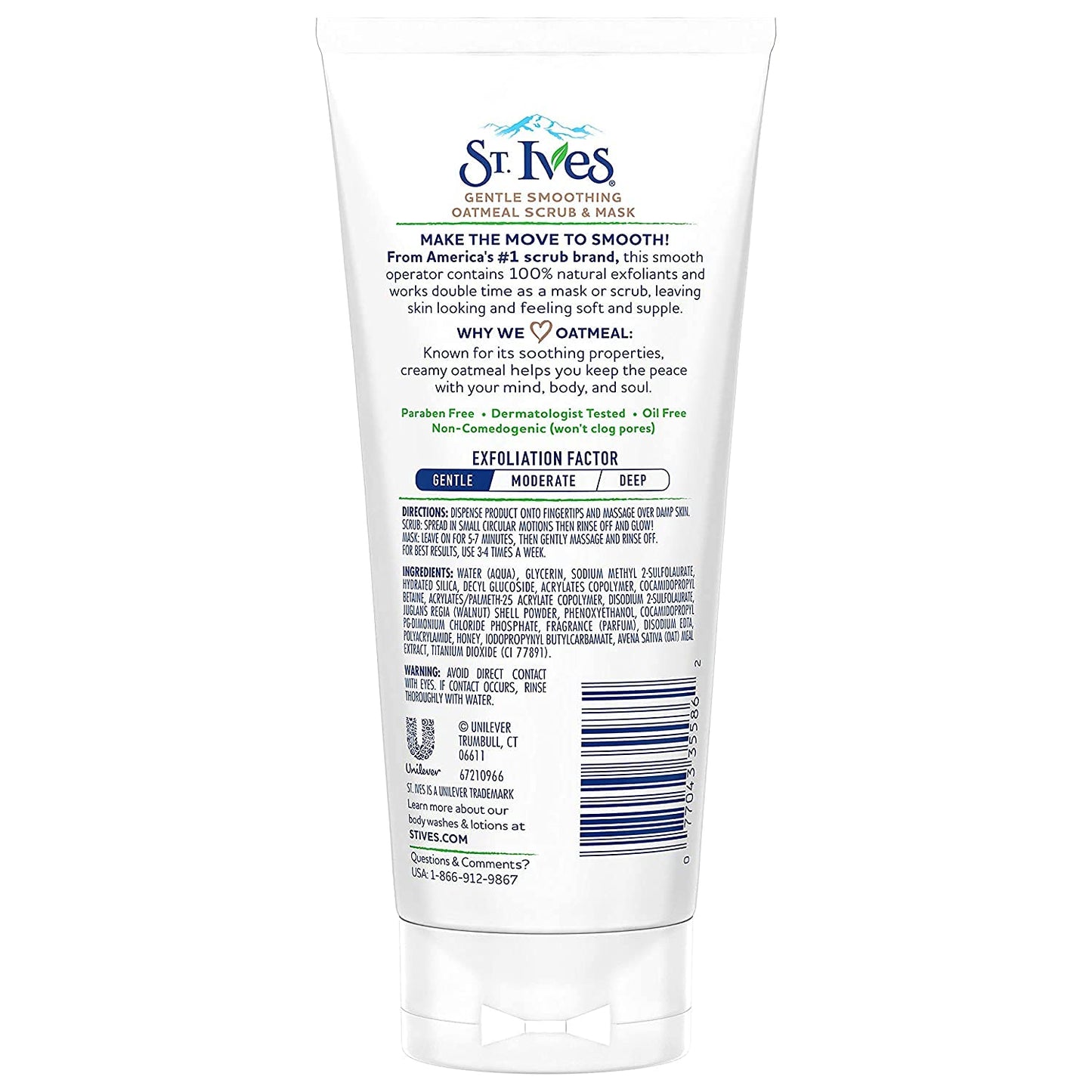 St. Ives Nourishing and Smoothing Face Scrub and Mask with Oats, 6 ounces Beauty & Personal Care St. Ives