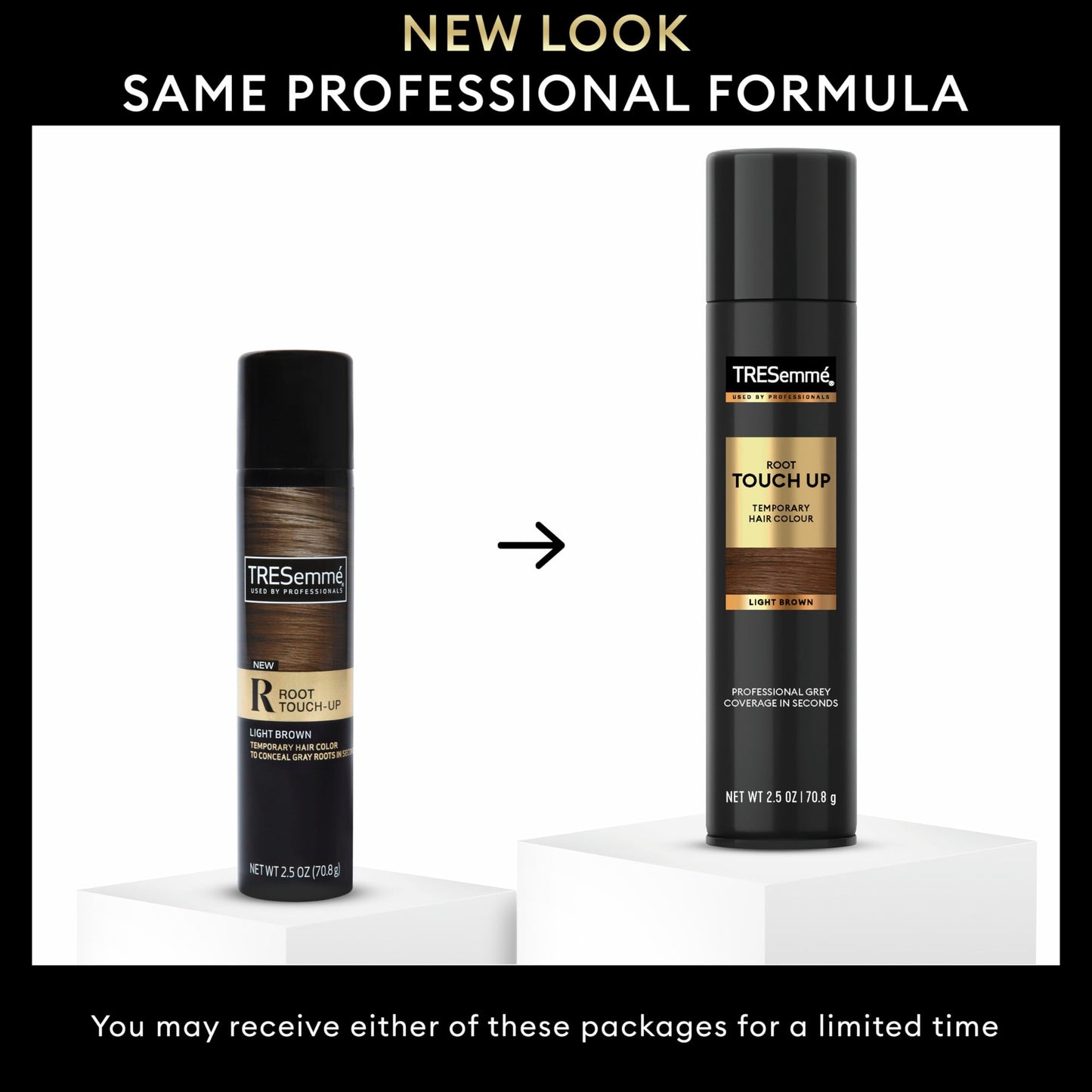 TRESemmé Root Touch-Up, Temporary Hair Color, Light Brown Hair Ammonia-free, Peroxide-free Root Cover Up Spray 2.5 oz Beauty & Personal Care TRESemmé