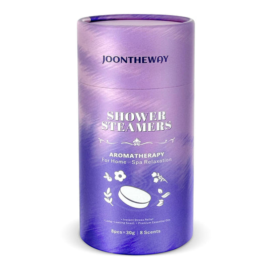 Shower Steamers Aromatherapy 8 Pack - 8% Natural & Organic Essential Oils,Women/Men Spa Steamer, Lingering Intense Aroma Gifts for Women & Men, Spa Beauty and Personal Care JOONTHEWAY