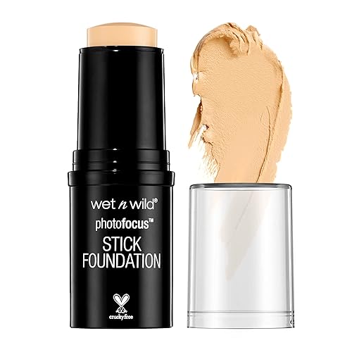 wet n wild Photo Focus Matte Foundation Stick Makeup, Porcelain | Vegan & Cruelty-Free Beauty & Personal Care wet n wild