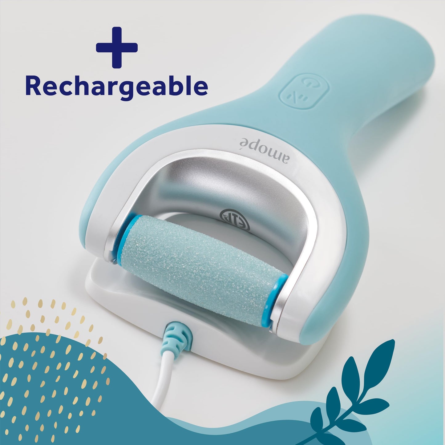 Amope Pedi Perfect Pro Wet & Dry Electric Foot File Callus Remover Kit, Waterproof, Rechargeable, Pedicure Tool for Feet, Removes Hard, Dead Skin Beauty & Personal Care Amope