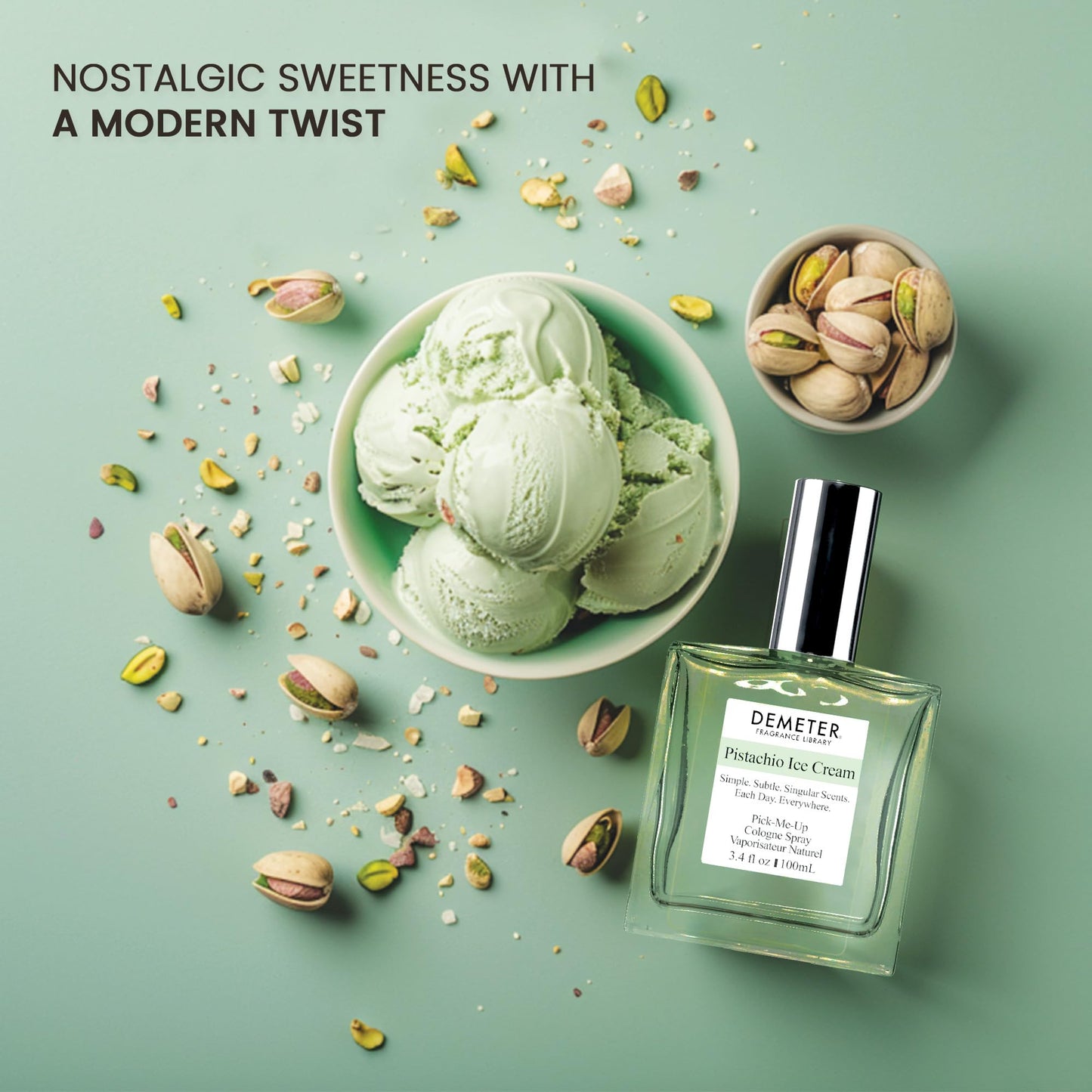 DEMETER Pistachio Ice Cream 3.4 oz. Cologne Spray, Perfume for Women and Men Beauty & Personal Care DEMETER