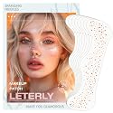 Leterly 24 Pcs Glitter Freckles Face Tattoo,Rose Gold Face Glitter Makeup Patches Cute Sparkle Freckles Patches Waterproof Makeup Speckles for Face Beauty & Personal Care Leterly