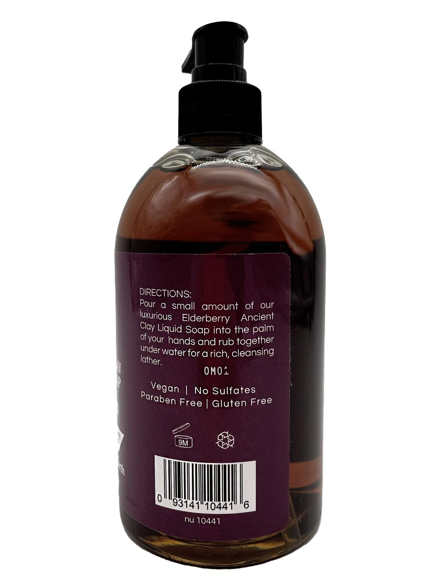Adama Minerals Zion Health Ancient Clay Liquid Soap, Elderberry, 16 fl oz (473 ml) Beauty & Personal Care Adama Minerals