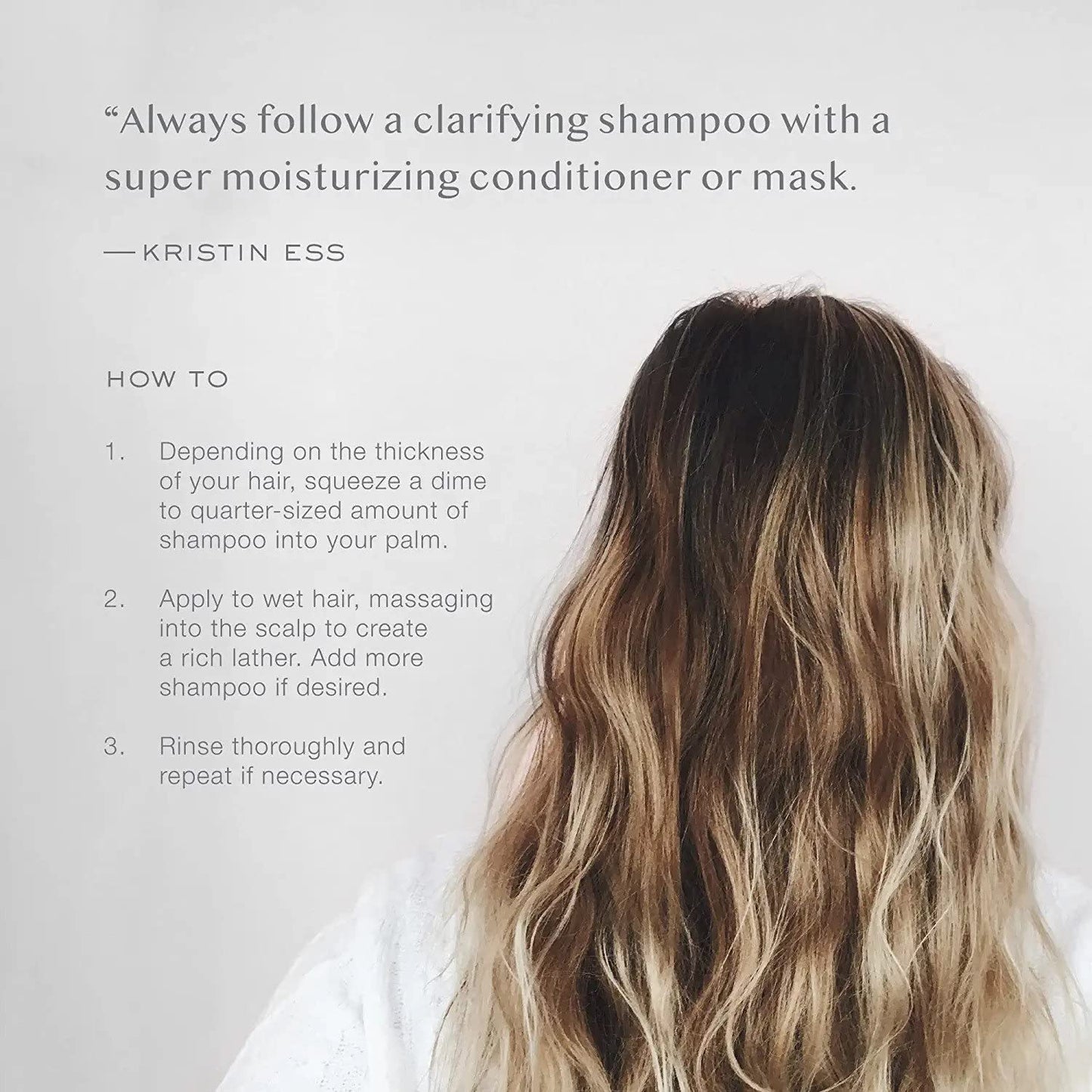 Kristin Ess Hair Deep Clean Clarifying Shampoo & Weightless Shine Leave In Conditioner - Removes Build Up, Volumizes Oily Hair, Detangles, Adds Shine Beauty & Personal Care Kristin Ess