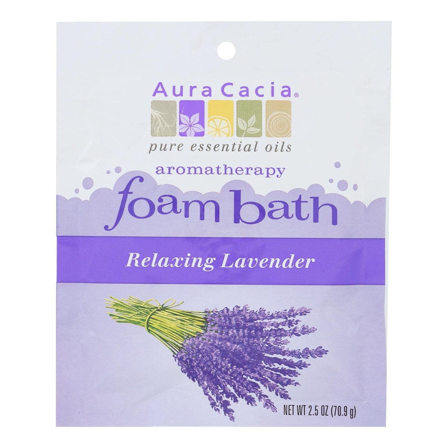 Aura Cacia - Foam Bath Relaxing Lavender - 2.5 oz - Case of 6 Beauty & Personal Care Aura Cacia