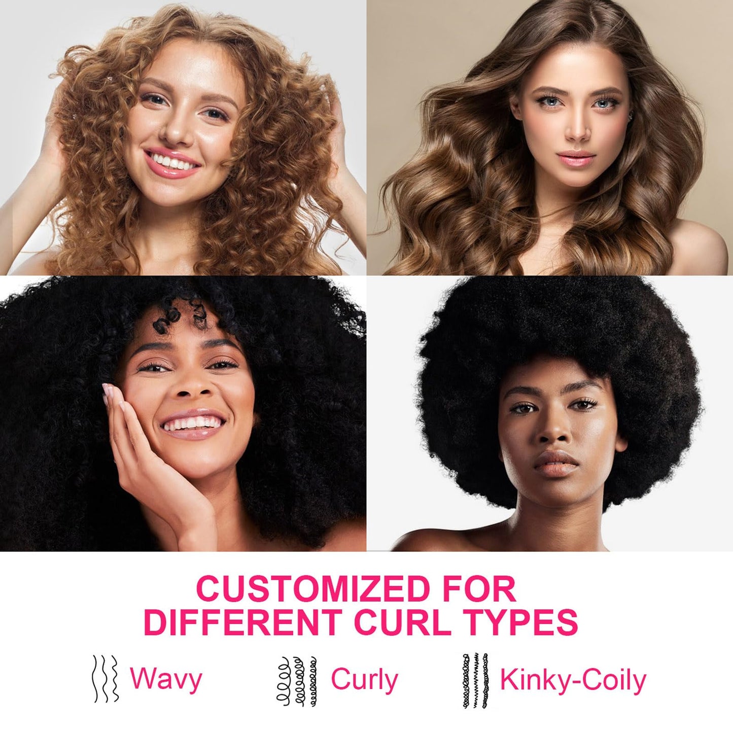 Curl Defining Shampoo and Conditioner Set, Hydrating & Nourishing Shampoo & Conditioner for Curly Hair, Enhances Bounce & Anti Frizz Repair Dry Hairs Beauty & Personal Care New Cover