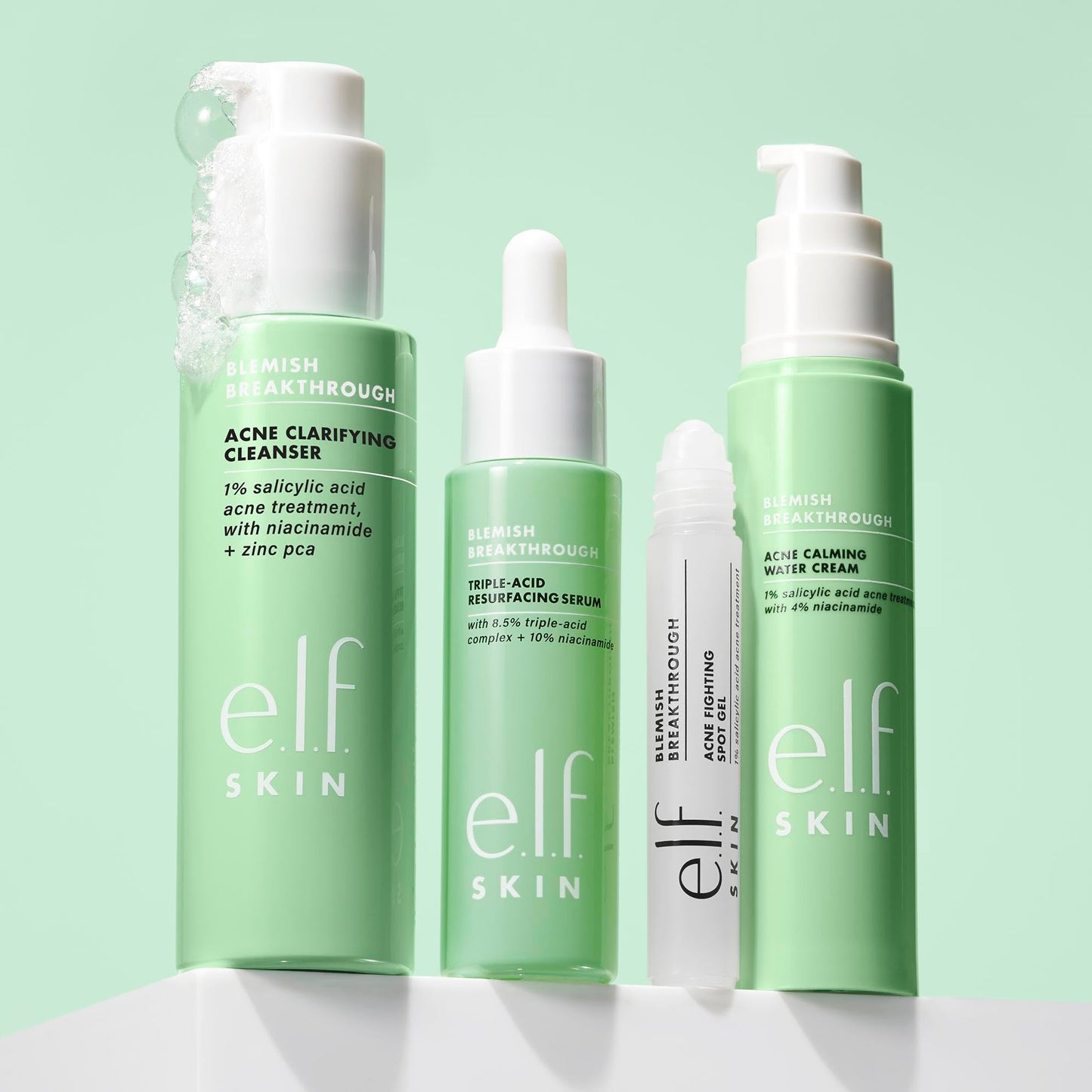 e.l.f. SKIN Blemish Breakthrough Clarifying Cleanser, Gel Cleanser For Removing Makeup, Controlling Oil & Clarifying Pores, 1% Salicylic Acid Beauty & Personal Care e.l.f.