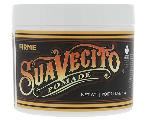 Suavecito Pomade Firme (Strong) Hold 4 oz, 1 Pack - Pomade For Men - Medium Shine Water Based Wax Like Flake Free Hair Gel - Easy To Wash Out - All Beauty & Personal Care Suavecito