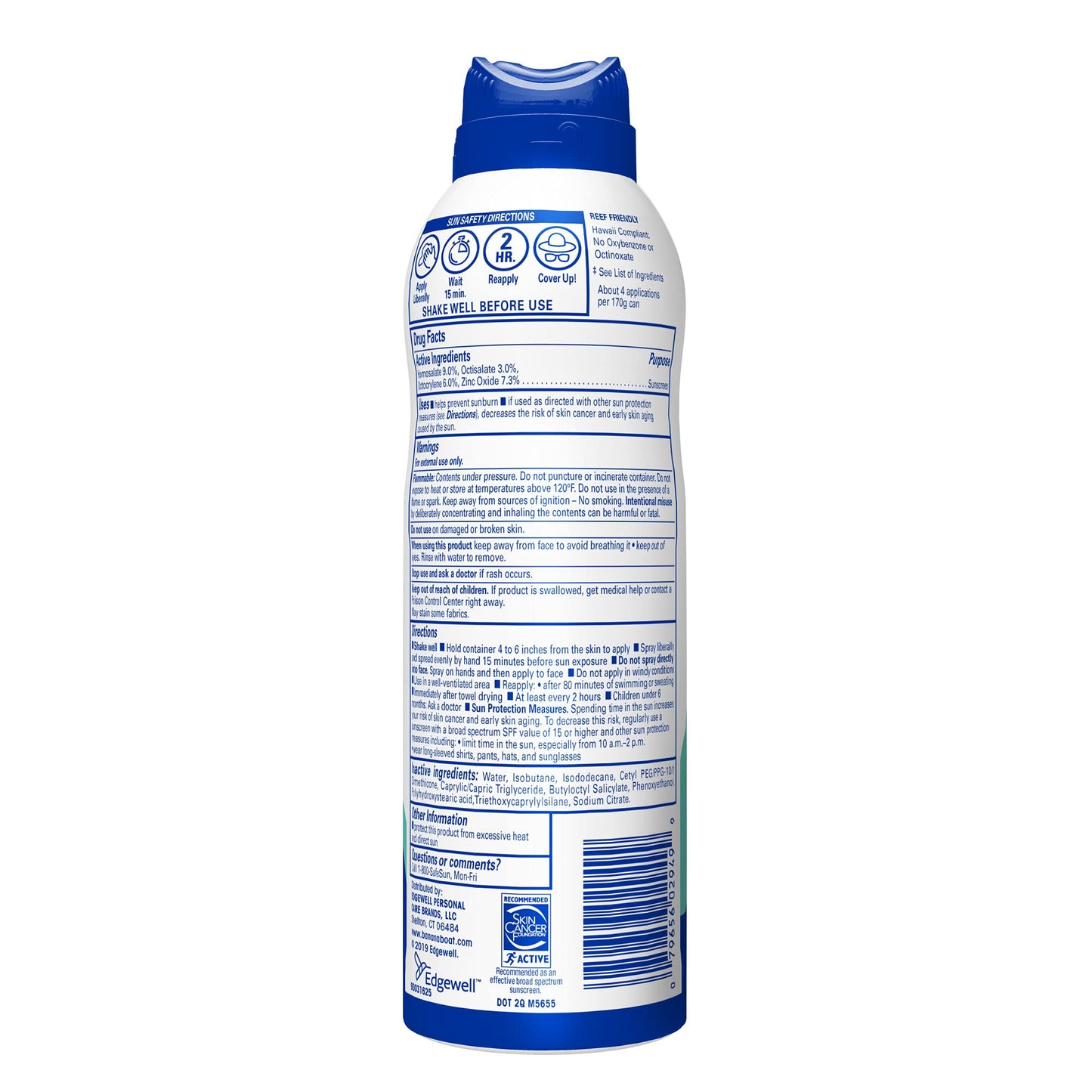 Banana Boat Spf#50+ Simply Protect Sensitive Spray, 6 Ounce Beauty & Personal Care Banana Boat