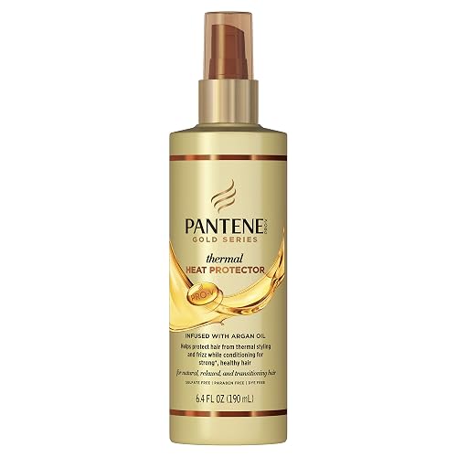 Pantene Pro-v Gold Series Thermal Heat Protector Infused with Argan Oil, 6.4 Fluid Ounce Beauty & Personal Care Pantene