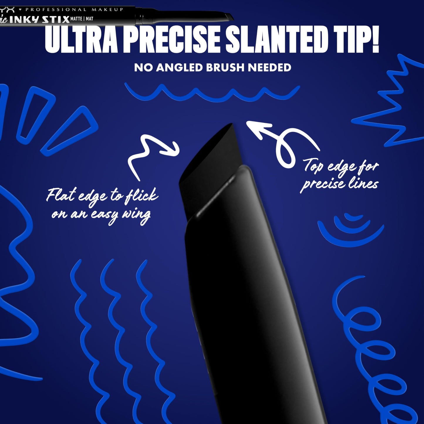 NYX PROFESSIONAL MAKEUP Epic Inky Stix Eyeliner, Mechanical Cream Gel Eyeliner, Waterproof Formula With Up To 24HR Wear - 01 Black Screen (Matte Beauty & Personal Care NYX PROFESSIONAL MAKEUP