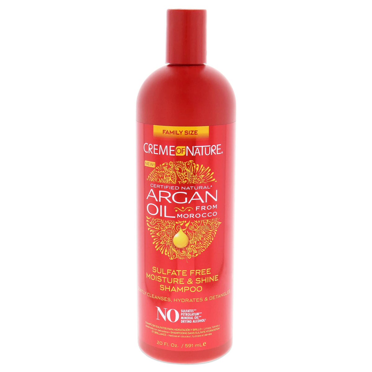Creme of Nature Professional Argan Oil Moisture and Shine Shampoo, 20 Ounce