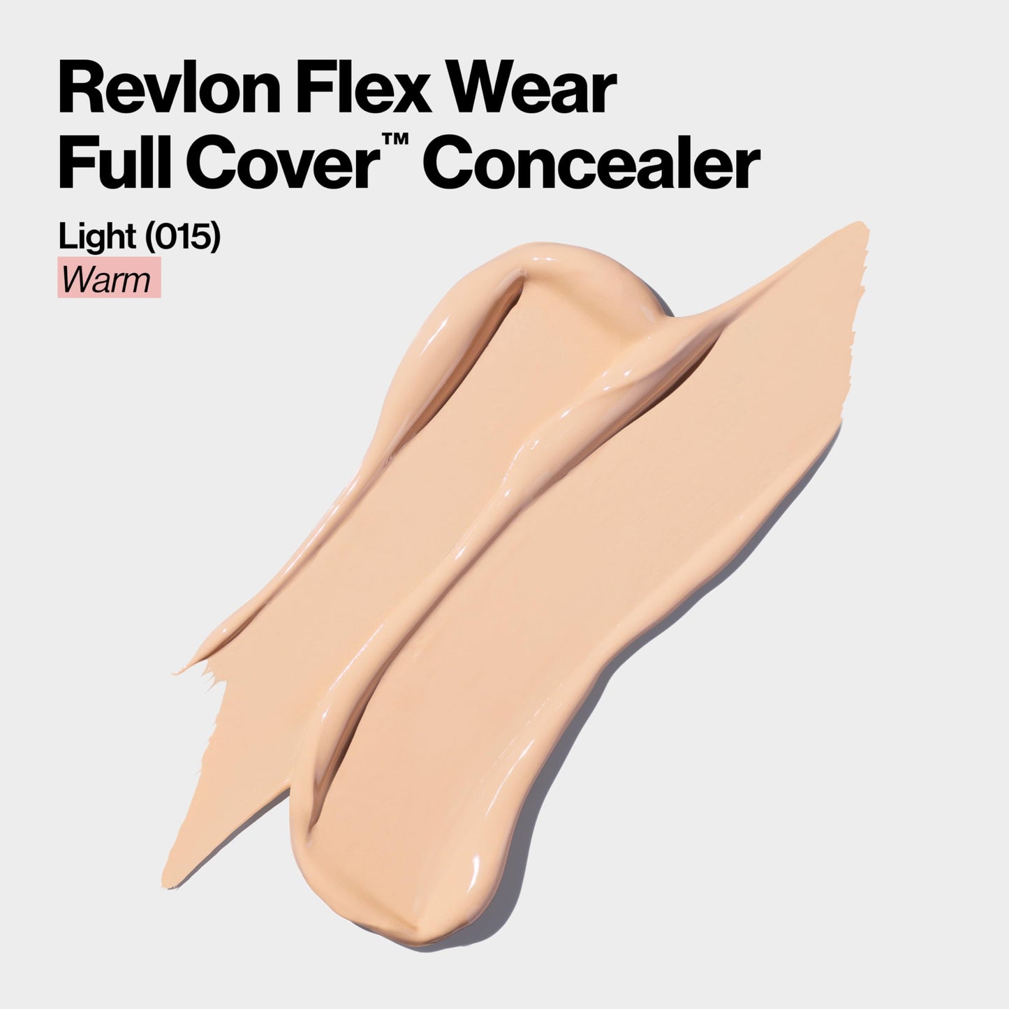 Revlon ColorStay Flex Wear, Full Cover Non-Creasing Concealer, Infused with Hyaluronic Acid & Vitamin E, Flexible Longwear, 015 Light, 0.34 Fl Oz Beauty & Personal Care REVLON